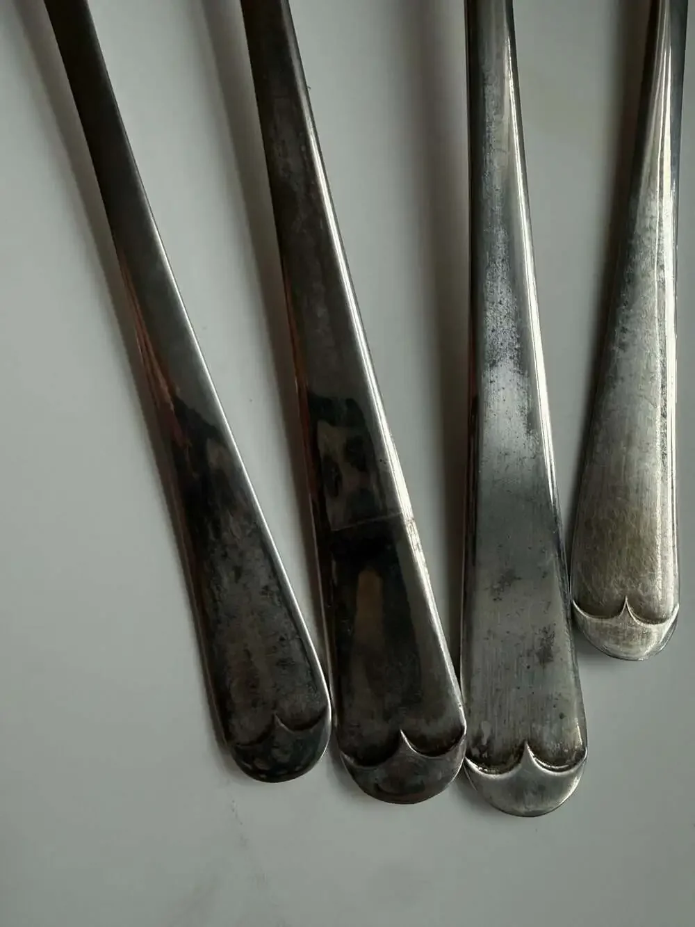 Vintage Silver Plated Sheffield England Salad Serving Utensils Set of 4